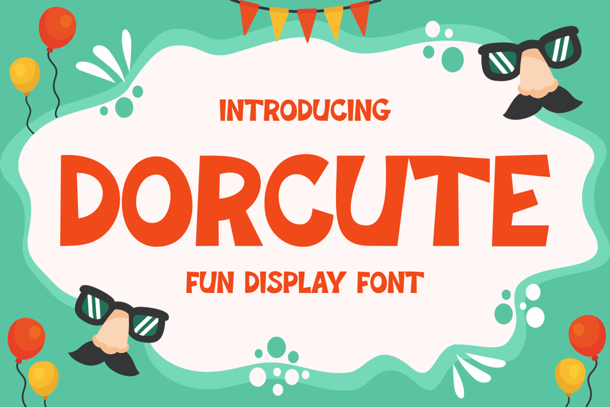 DORCUTE, a Sans Serif Font by Viswal Studio (Photo 1 of 6)