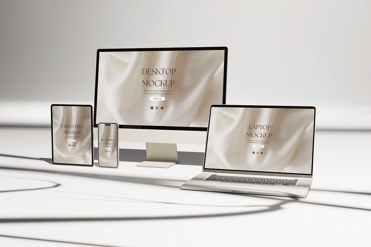 Multi Device Mockup, a Print Template by AKMAL STUDIO (Photo 3 of 12)