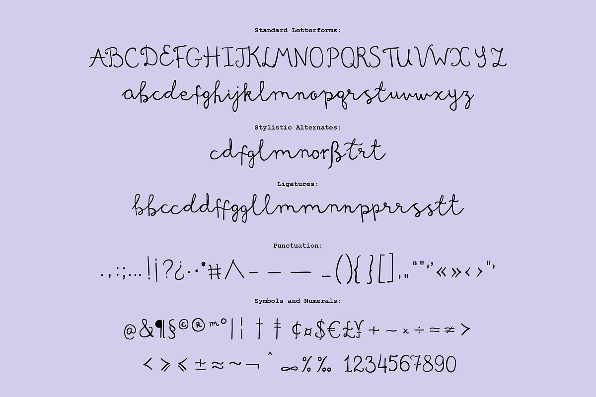 Valentine Font by PeachCreme, a Handwritten Font by PeachCreme (Photo 8 of 8)