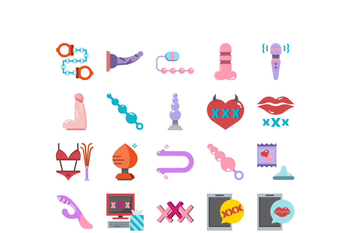 30 Erotic Stuff Icon Sets, an Icon by VINZENCE STUDIO (Photo 4 of 4)