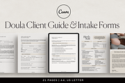 Doula Client Guide & Intake Forms, a Marketing Template by HelloKarla (Thumbnail 1 of 4)