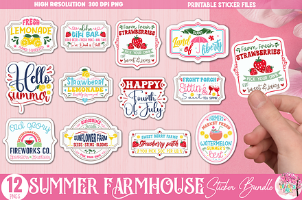 Summer farmhouse Sticker Bundle