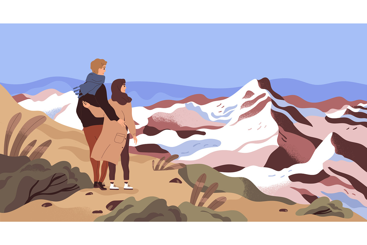 Travelers enjoying views set, a Person Illustration by Good Studio (Photo 3 of 12)