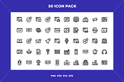 Blogger icons, an Outline Icon by Wencory (Thumbnail 1 of 2)