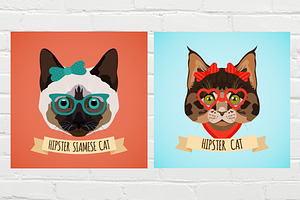 Hipster Animals Big Set