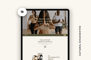 Wellness Squarespace 7.1 Template, a Websites & App Template by Kseniia_Design (Thumbnail 1 of 11)