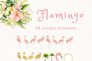 Pink Flamingo clipart, an Illustration by heyiamalice (Thumbnail 6 of 13)