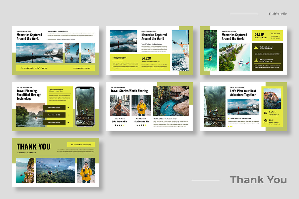 Travel Agency Powerpoint Template, a Presentation Template by fluffstudio (Photo 4 of 4)