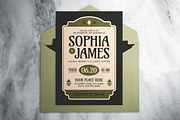 Green Beige Organic Retro Invitation, an Invitation Template by The Good Store (Thumbnail 2 of 4)