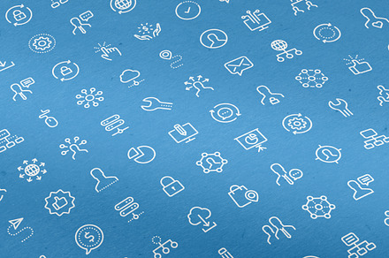 100 Business Line Icons