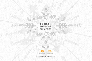 Hand drawn tribal collection