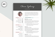 Creative Resume Template for Word, a Resume Template by GResume (Thumbnail 2 of 9)