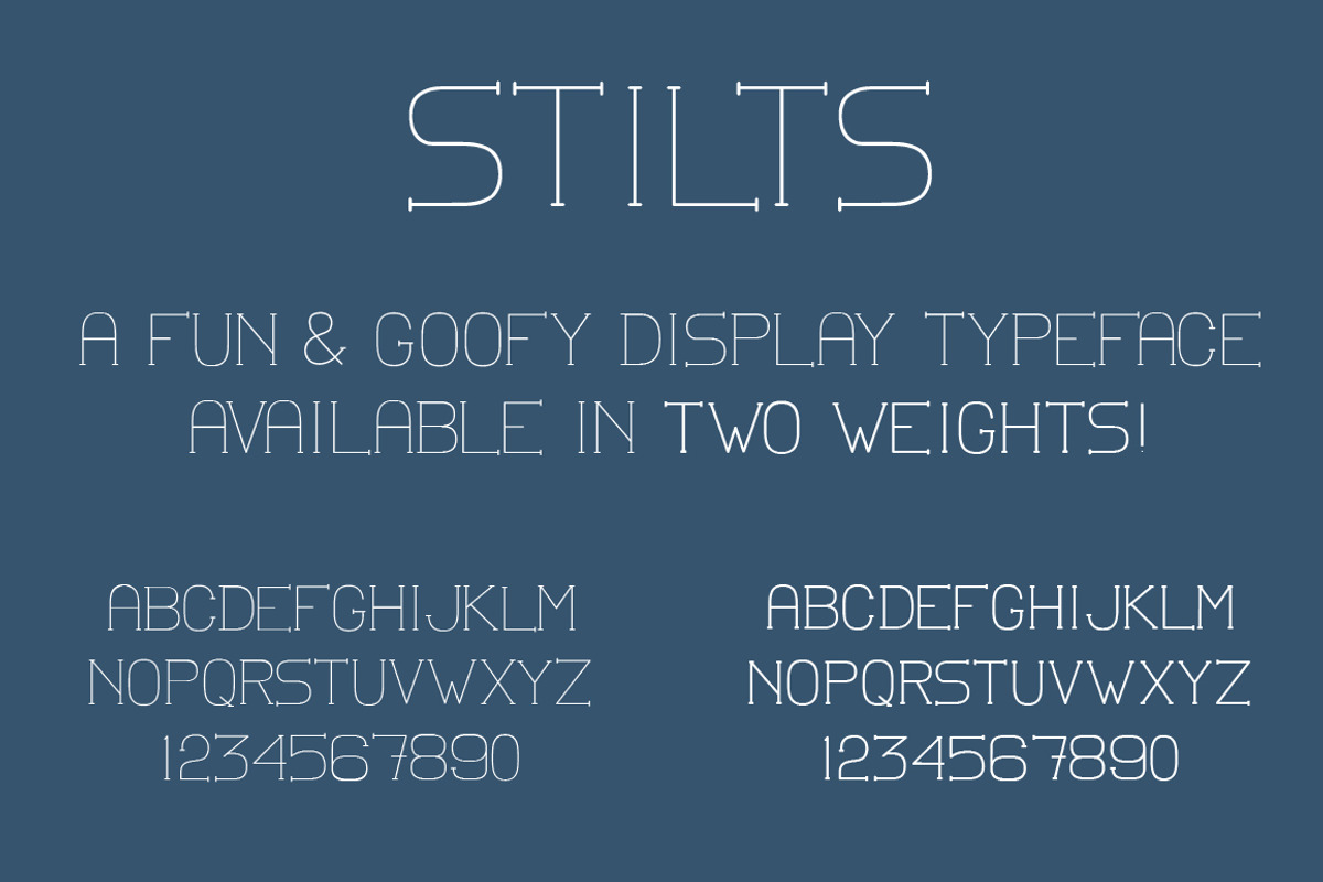 Stilts - Display Font