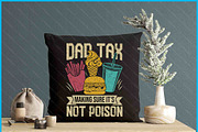 Dad Tax Funny Father’s Day SVG PNG, a Graphic by Creativeusart (Thumbnail 3 of 4)