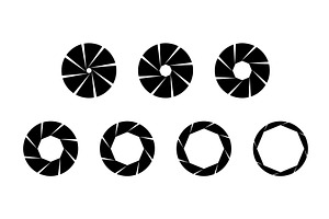 Camera diaphragm values, different, an Object Illustration by the8monkey