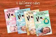 Cards to announcement your baby, an Invitation Template by himoki (Thumbnail 3 of 3)