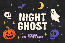 Night Ghost halloween font