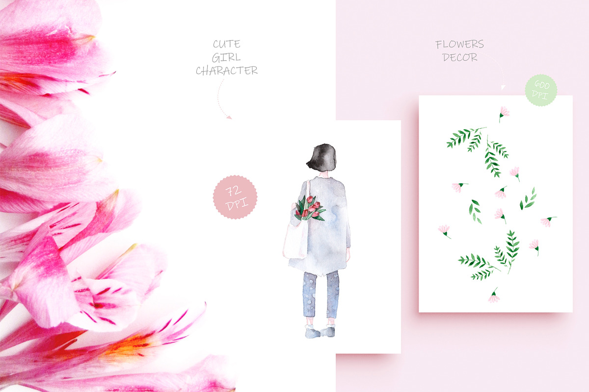 Spring Girl, a Person Illustration by Knysh Ksenya (Photo 2 of 8)