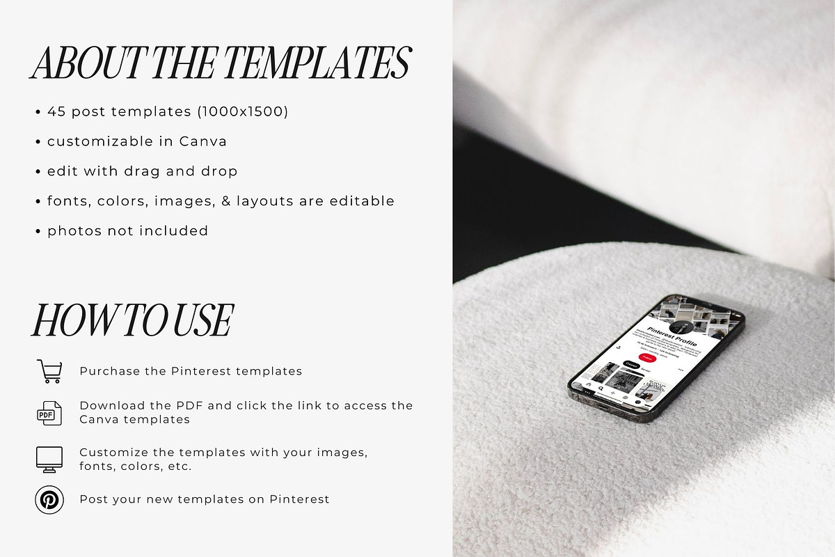 Pinterest Templates for Coaches, a Social Media Template by Blush Created (Photo 2 of 8)