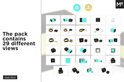 Jewelry Box Sets Mock-up, a Packaging Mockup by BlackMocca (Thumbnail 2 of 36)