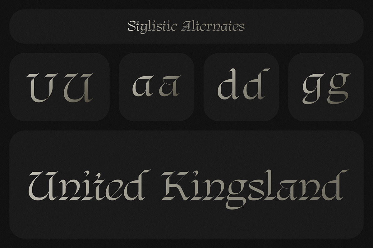 Regnio, a Blackletter Font by DKType Foundry (Photo 12 of 19)
