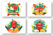 12 World Post Day Illustration, an Object Illustration by denayunebgt (Thumbnail 3 of 4)