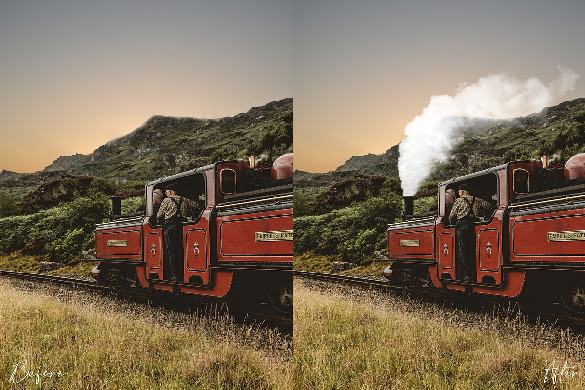 Smoke Photoshop Overlays, an Object Graphic by Prestige Photography (Photo 3 of 10)