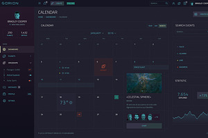 ORION Sci-Fi Dashboard