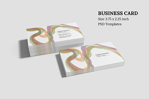 Abstract Art Business Card