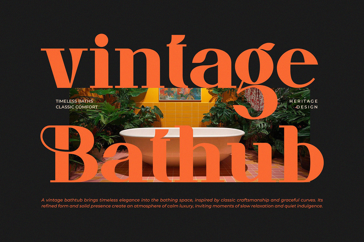 Ficrom || Modern Retro Serif Font, a Serif Font by Ermedia Studio (Photo 9 of 10)