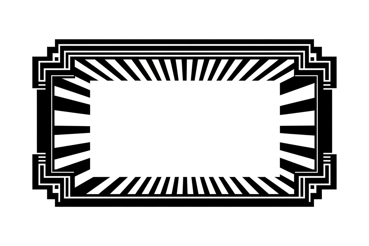 Art Deco Frame SVG Bundle, an Illustration by Creativeshirt (Photo 6 of 31)
