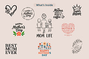 Mother’s Day Bundle – 10 designs, a Seasonal Illustration by MuzaArtStudio (Thumbnail 3 of 8)