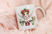 St. Patrick's Day Cute Angel Clipart, an Illustration by RobertsArt (Thumbnail 7 of 7)