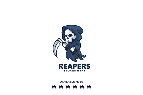 Grim Reaper Logo preview 2