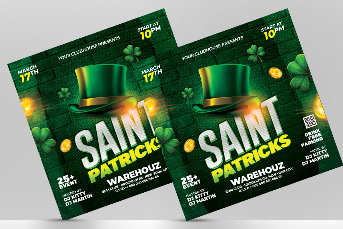 Saint Patricks Day Flyer Template, a Flyer Template by Artonix (Photo 4 of 4)