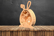 Laser Cut Easter Bunny File, a Pattern Graphic by Pinnacle PNGs (Thumbnail 2 of 5)