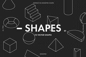 115 Vector Abstract Geometric Shapes