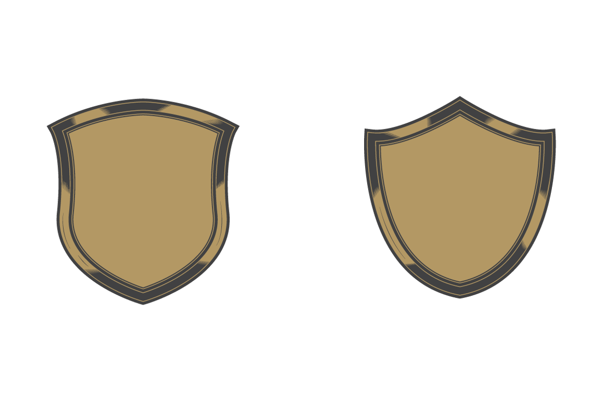 1080 Vector Shields Shapes, an Object Graphic by Damien (Photo 4 of 12)