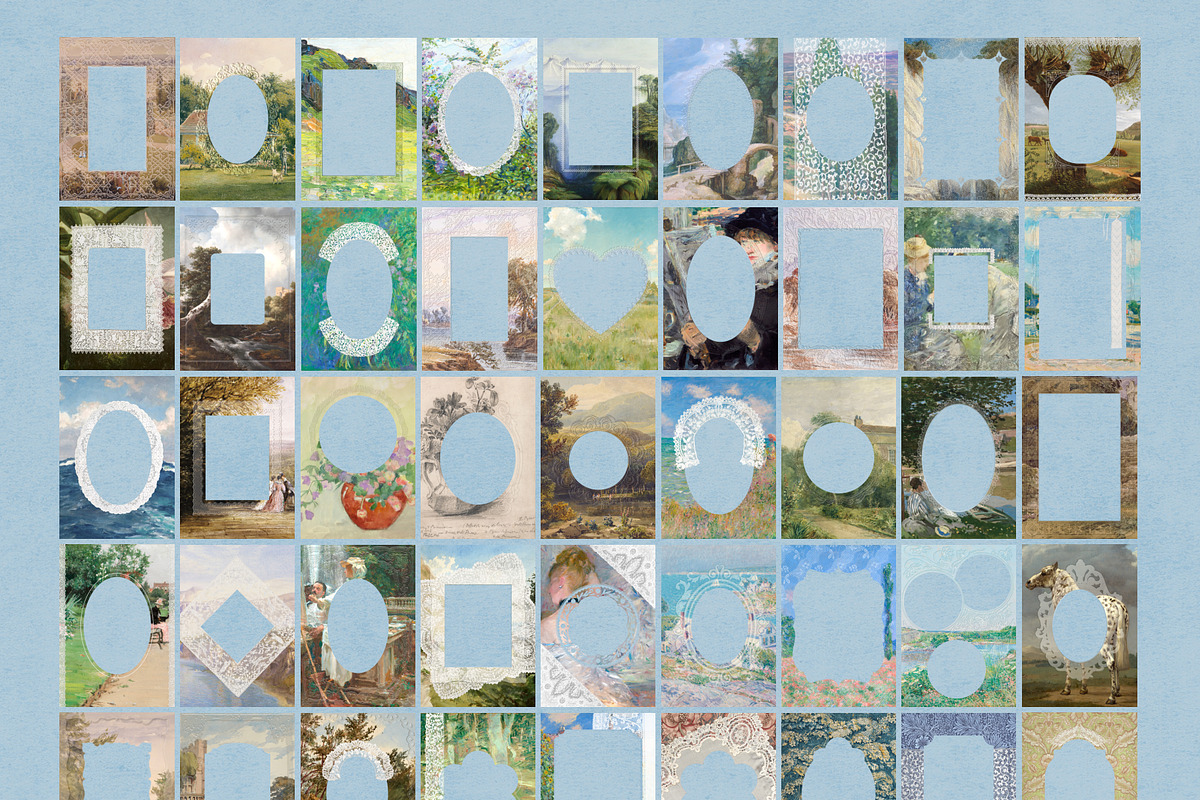 100 Muse Frames Romantic Collection, an Object Graphic by Feelsoul (Photo 8 of 9)