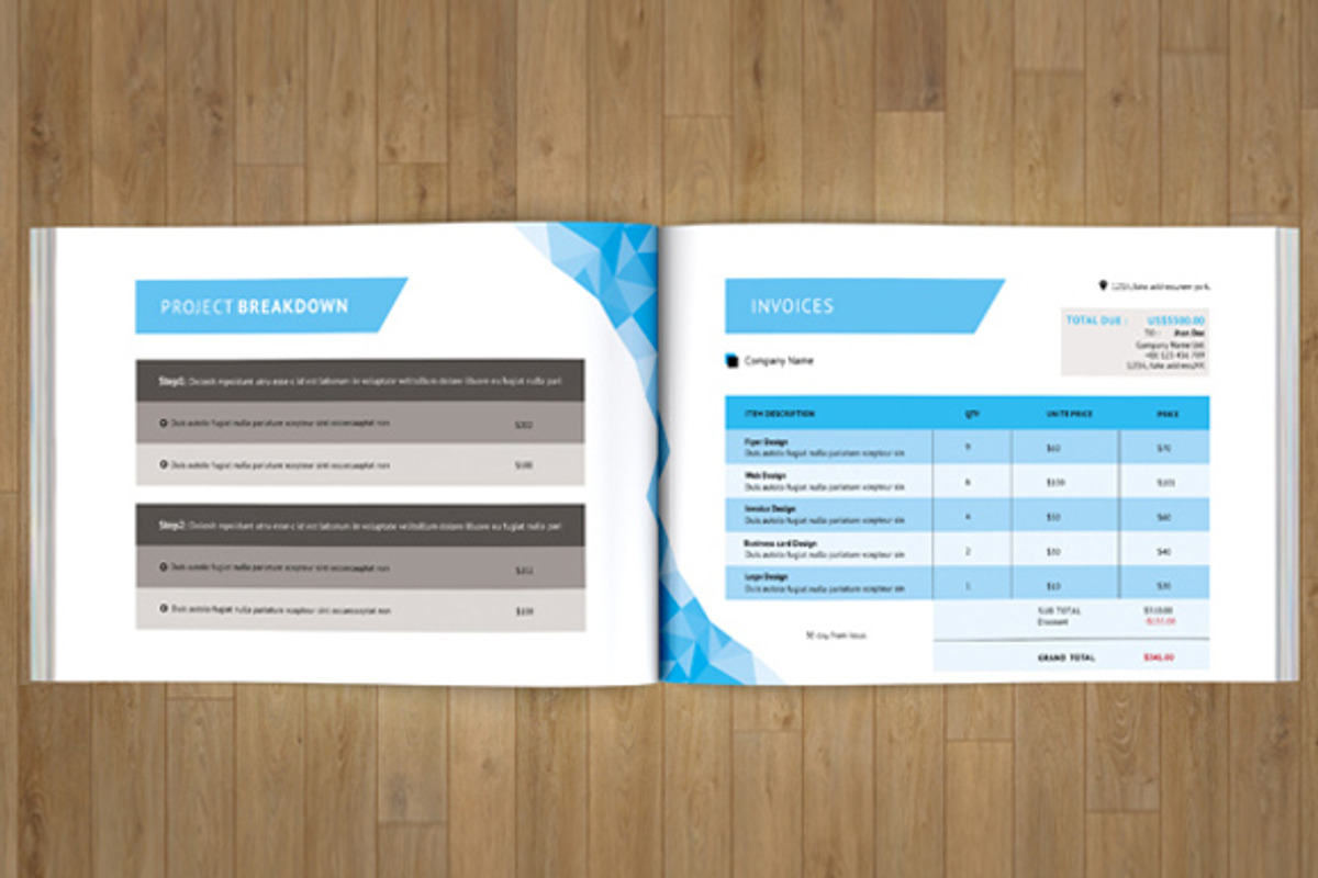 Indesign Business Proposal-V213, a Brochure Template by Template Shop (Photo 8 of 11)