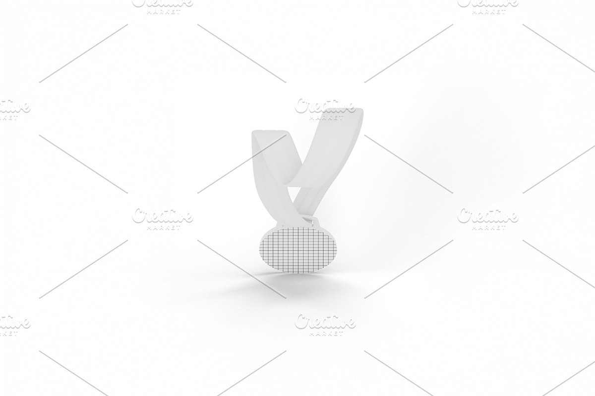 Cartoon Medal Mockup, a Merchandise Mockup by Qaleb Studio (Photo 1 of 2)
