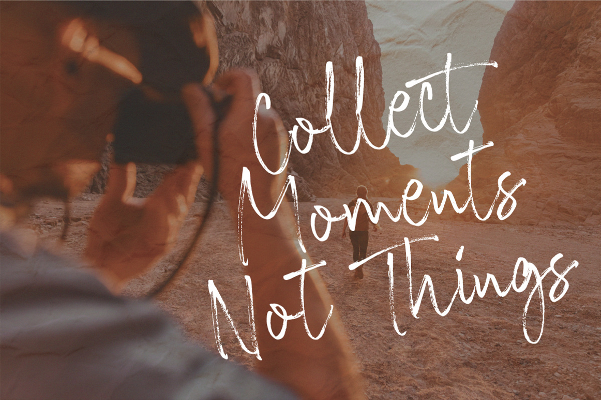 Glistare Brush - Carefree Brush, a Handwritten Font by tebaltipislab (Photo 7 of 10)