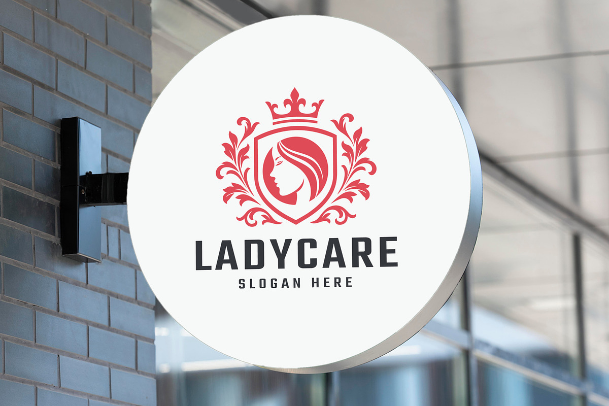 Lady Care Elegant Feminine Logo, a Branding & Logo Template by Design_Planet (Photo 1 of 3)