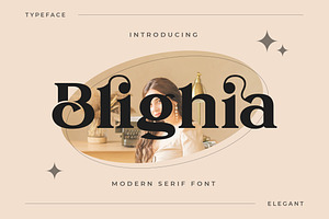 Blighia - Stylish Ligature Font