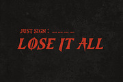 Bone Slayer - Creepy Bold Font, a Serif Font by Bale Type (Thumbnail 7 of 9)