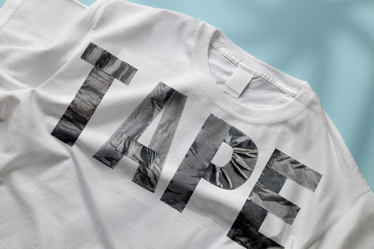 Grey Duct Tape Font, a Sans Serif Font by Handmadefont (Photo 4 of 10)