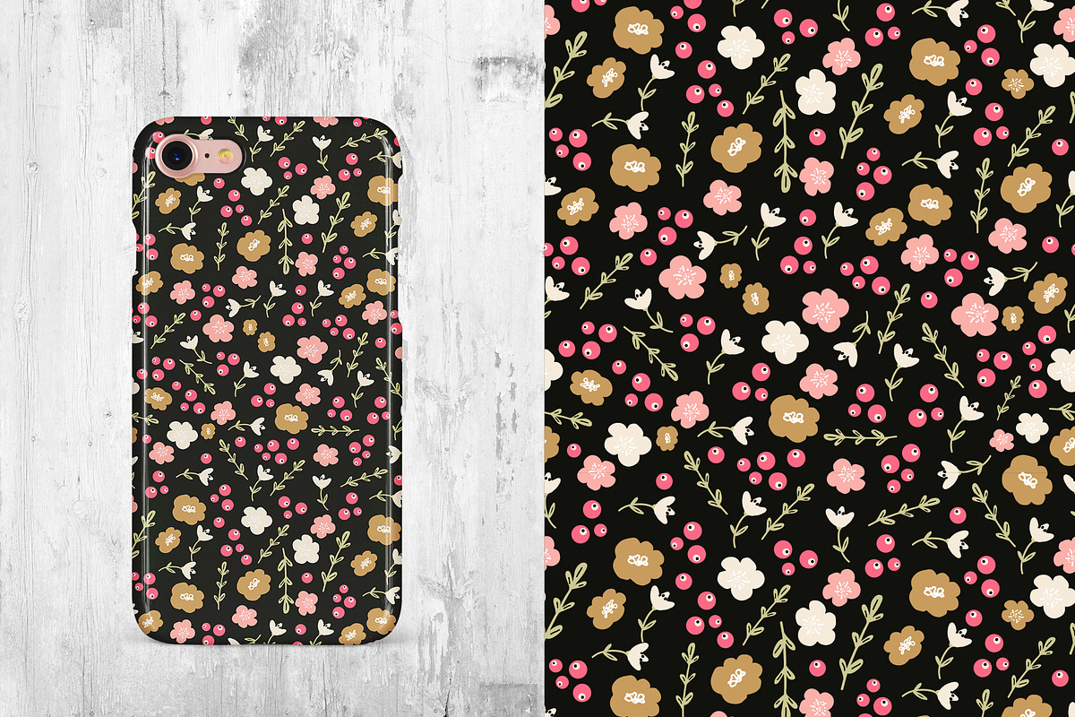 Ditsy flower pattern, a Pattern Graphic by Cozy pattern shop (Photo 10 of 10)