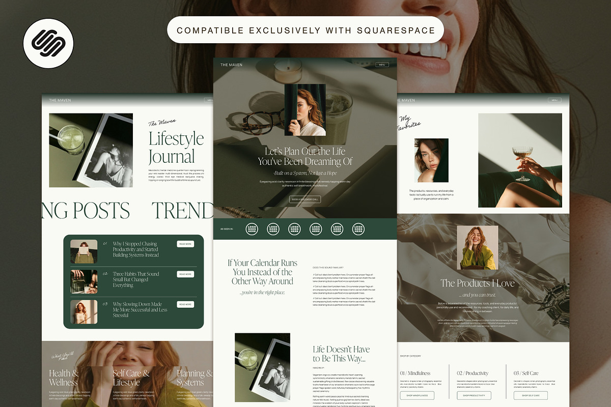 Bold Coaching Web Design Template, a Squarespace Template by Glo Design Studio (Photo 3 of 11)