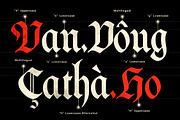 Devonxa - Modern Blackletter Font, a Blackletter Font by Typia Nesia (Thumbnail 2 of 12)