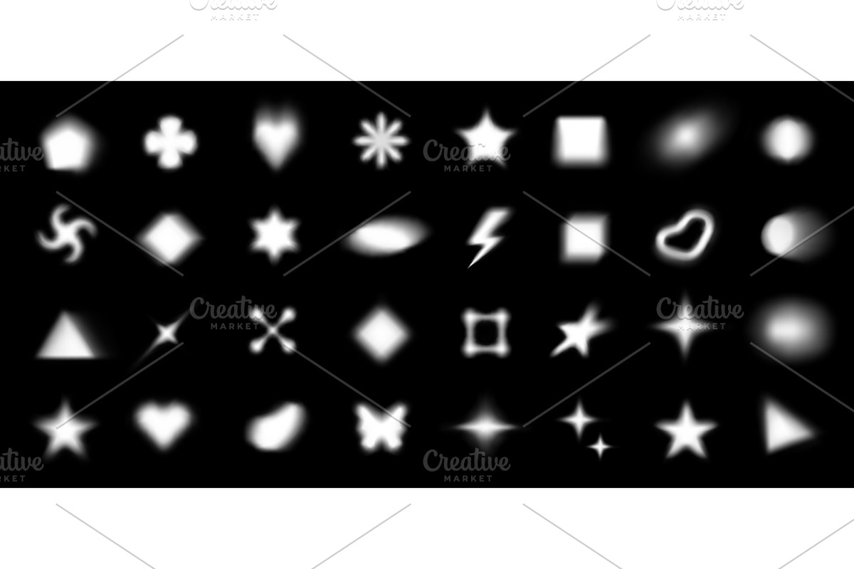 White blurry shape with fluid soft, an Illustration by winwin.art